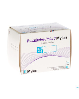 Venlafaxine retard ab  37,5mg caps lib. prol  56