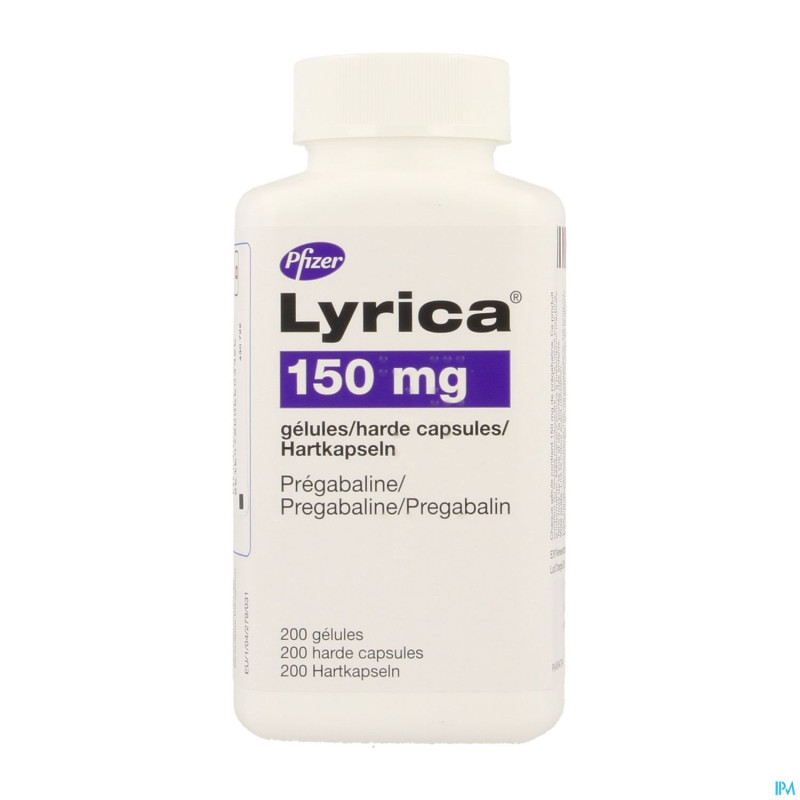 Lyrica 150mg caps durs 200 x 150mg