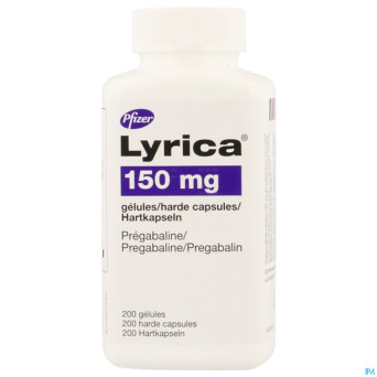 Lyrica 150mg caps durs 200 x 150mg