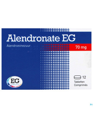 Alendronate eg pi pharma 70mg comp 12x70mg pip
