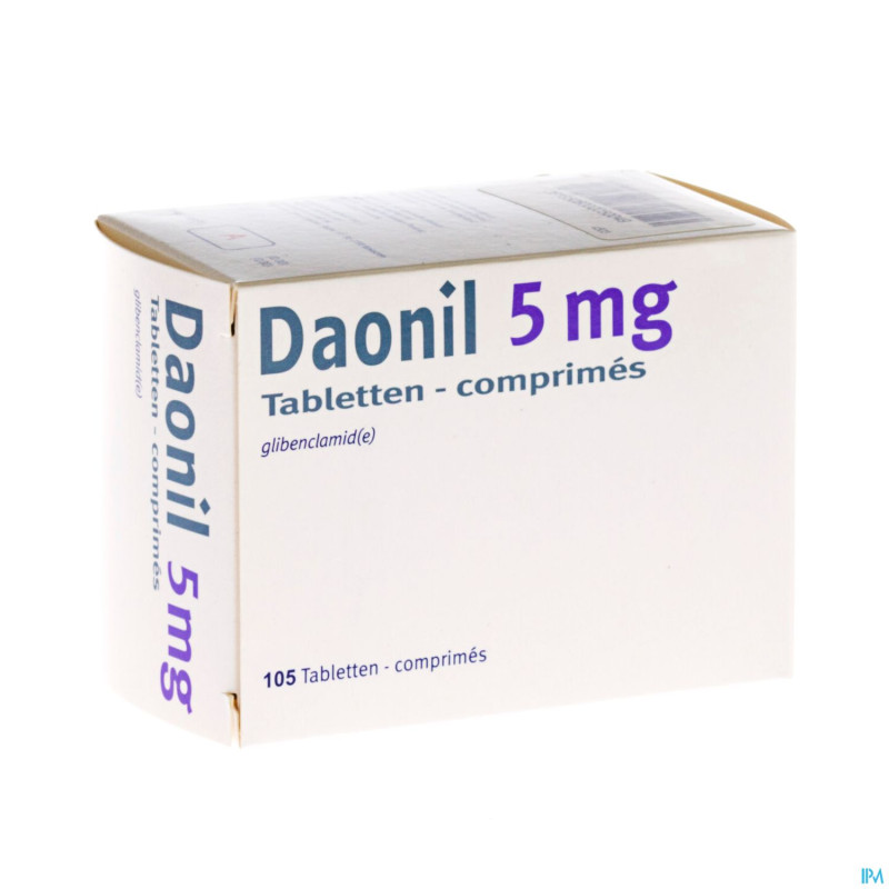 Daonil impexeco comp 105 x 5 mg pip