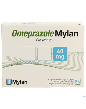 Omeprazole mylan 40 mg pi pharma caps 56x40mg pip