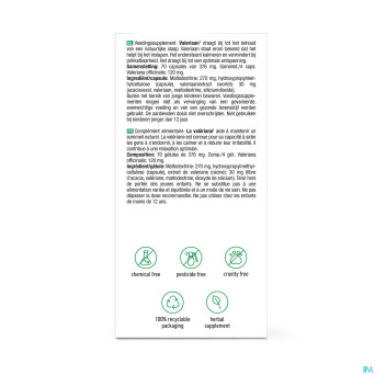 Purasana valeriane    caps 70