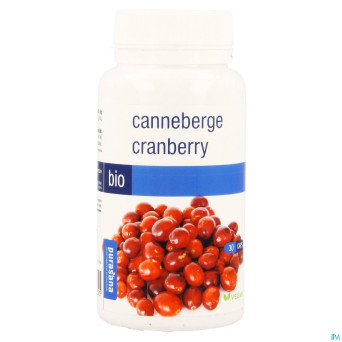 Purasana vegan canneberge bio    caps 30