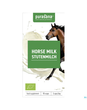 Purasana lait de jument bio caps  90