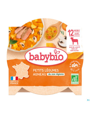 Babybio mon p'tit plat agneau-legumes   230g 50162