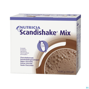 Scandishake mix chocolat nf sach 6x85g