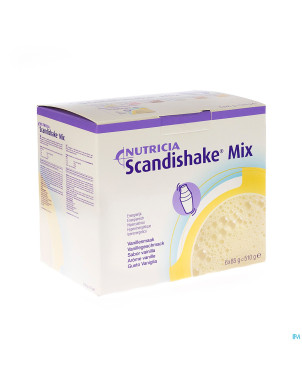 Scandishake mix vanille  sach 6x85g