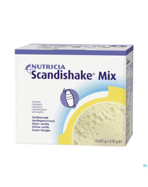 Scandishake mix vanille  sach 6x85g