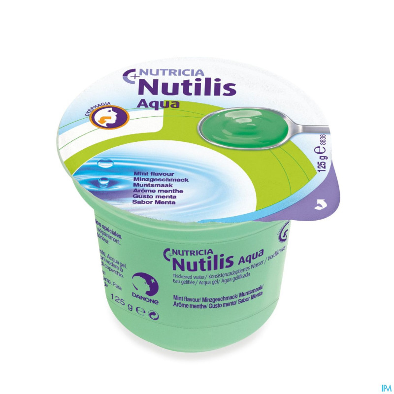 Nutilis eau gelifiee menthe    cups 12x125g