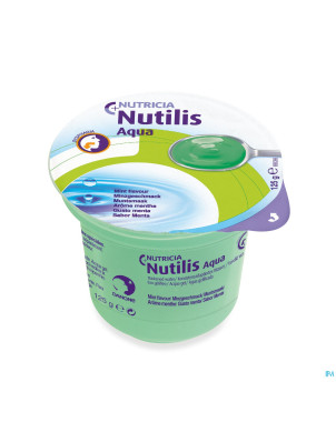 Nutilis eau gelifiee menthe    cups 12x125g
