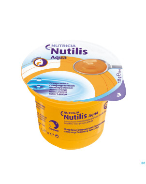 Nutilis eau gelifiee orange    cups 12x125g