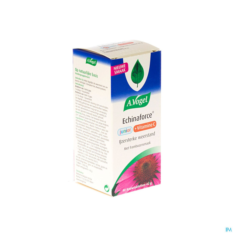 Vogel echinaforce junior+vit c framboise   tabl 40