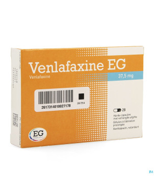 Venlafaxine eg 37,5 mg caps liberation prolonge 28
