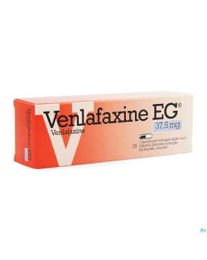 Venlafaxine eg 37,5 mg caps liberation prolonge 28