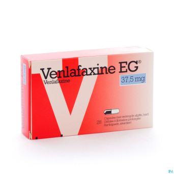Venlafaxine eg 37,5 mg caps liberation prolonge 28