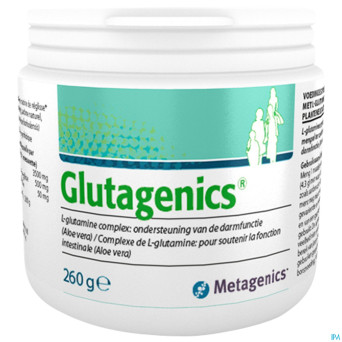 Glutagenics    pdr pot 260g 6329  metagenics