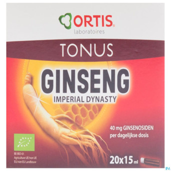 Ortis ginseng dynasty imperial bio   20x15ml