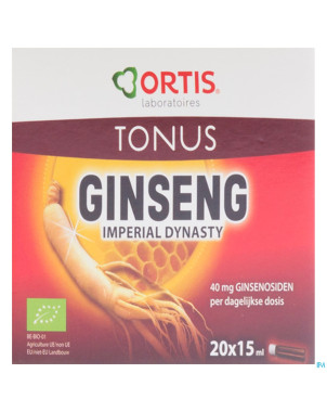 Ortis ginseng dynasty imperial bio   20x15ml