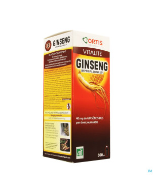 Ortis ginseng dynasty imperial bio    500ml