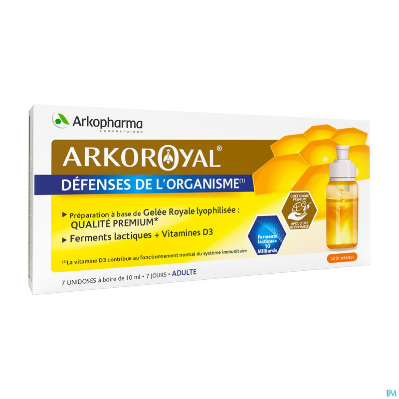 Arkoroyal probiot. ad ruche royale doses 7x7,5ml