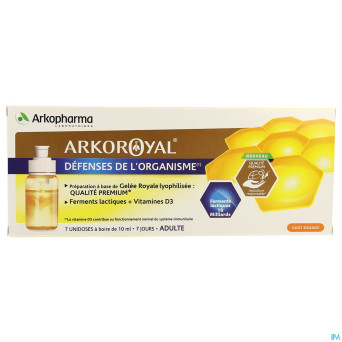 Arkoroyal probiot. ad ruche royale doses 7x7,5ml
