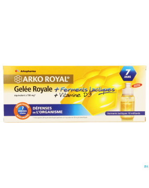 Arkoroyal probiot. ad ruche royale doses 7x7,5ml