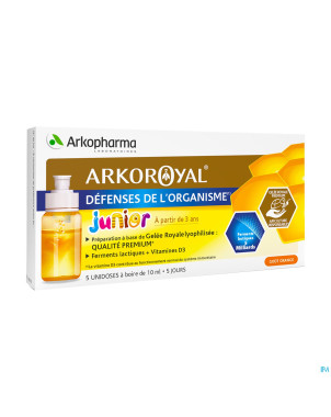 Arkoroyal probiot. enf ruche royale doses 5x7,5ml