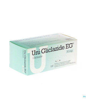 Uni gliclazide eg 30mg comp 180x30mg