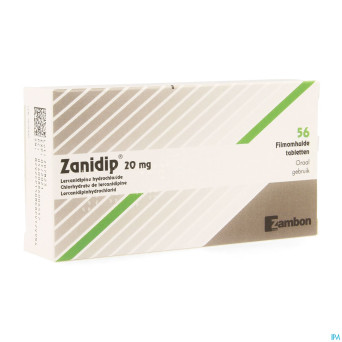 Zanidip 20 mg tabl 56x20mg  pip