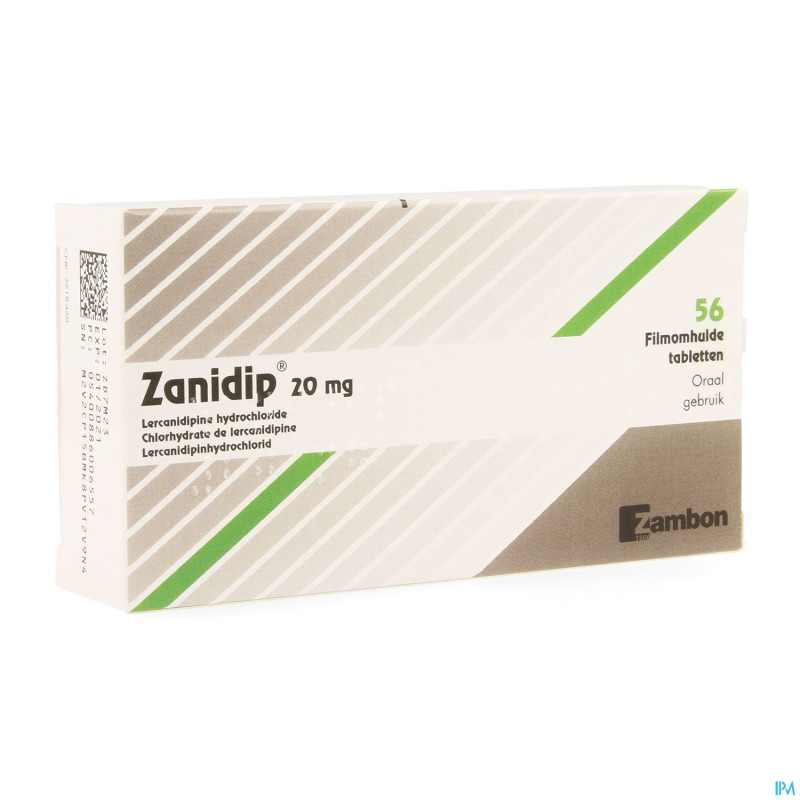 Zanidip 20 mg tabl 56x20mg  pip
