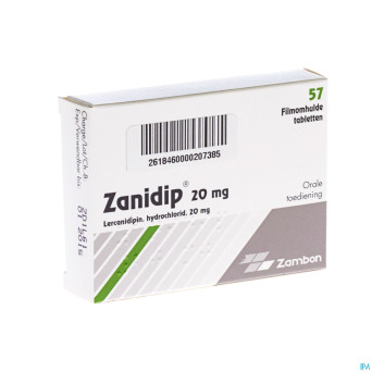 Zanidip 20 mg tabl 56x20mg  pip
