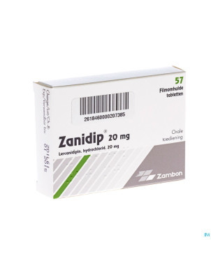 Zanidip 20 mg tabl 56x20mg  pip