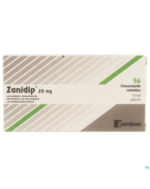 Zanidip 20 mg tabl 56x20mg  pip