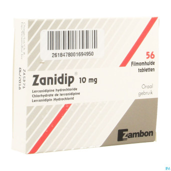 Zanidip 10 mg tabl 56x10mg  pip
