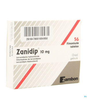 Zanidip 10 mg tabl 56x10mg  pip