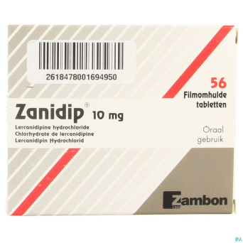 Zanidip 10 mg tabl 56x10mg  pip