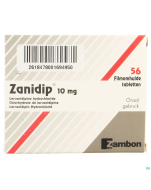 Zanidip 10 mg tabl 56x10mg  pip