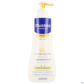 Mustela ps lait de toilette nf fl pompe 500ml