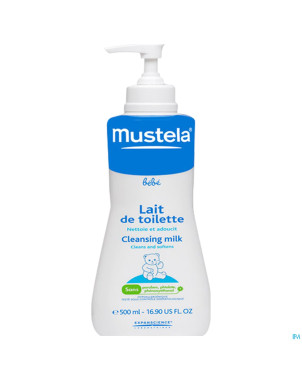 Mustela ps lait de toilette nf fl pompe 500ml