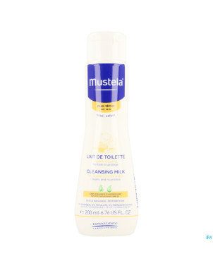 Mustela ps lait de toilette fl 200ml
