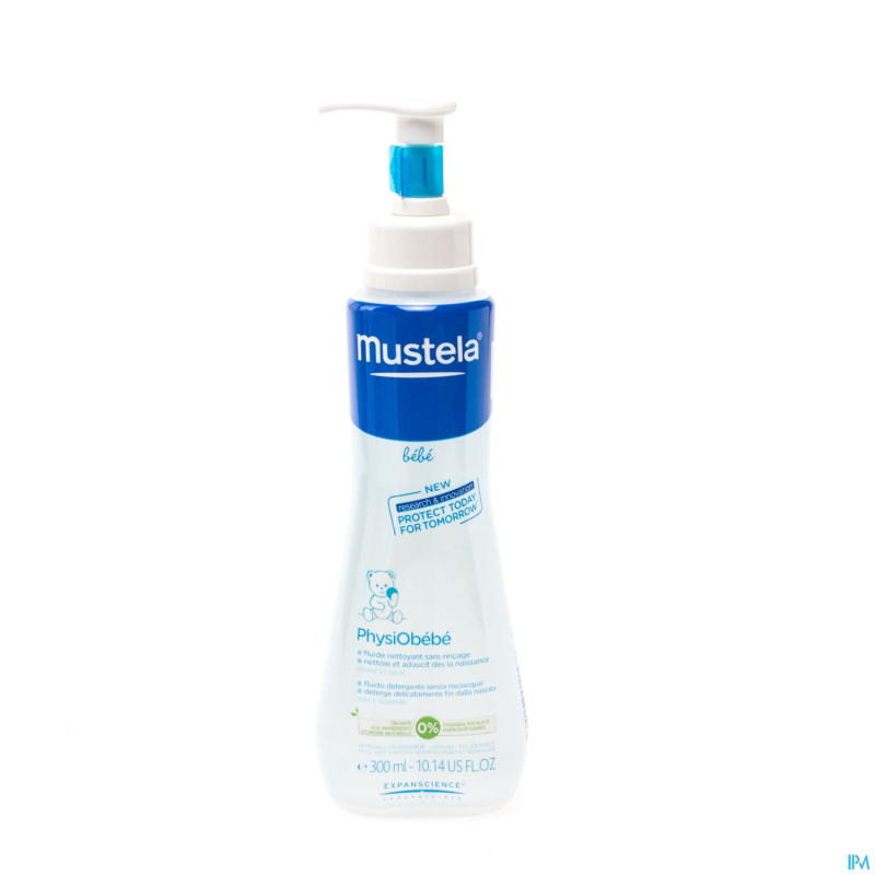 Mustela bb physiobb fluide nett. nf fl pompe 300ml