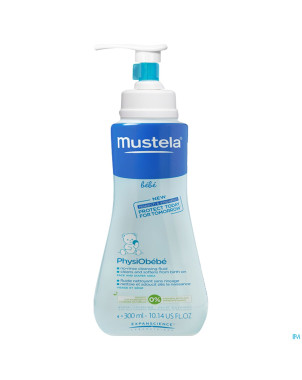 Mustela bb physiobb fluide nett. nf fl pompe 300ml