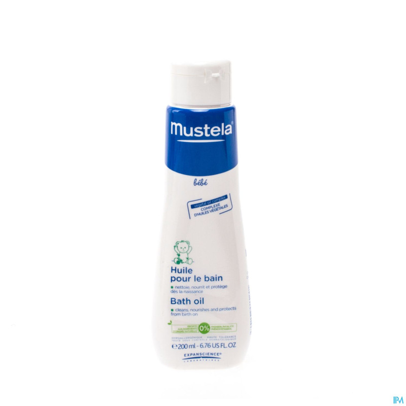 Mustela bb huile pour le bain 200ml