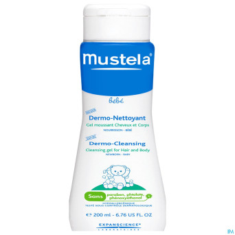 Mustela bb dermo nettoyant s/savon nf    fl 200ml