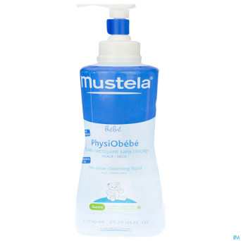Mustela bb physiobb fluide nett.    fl pompe 750ml
