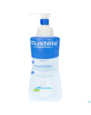 Mustela bb physiobb fluide nett.    fl pompe 750ml