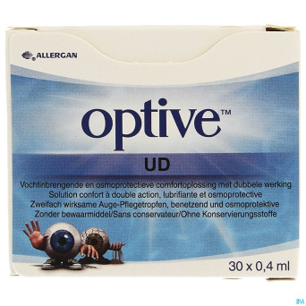 Optive solution confort dble act.ster ud  30x0,4ml