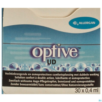 Optive solution confort dble act.ster ud  30x0,4ml