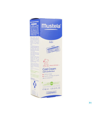 Mustela bb cold cream visage creme nf tube 40ml